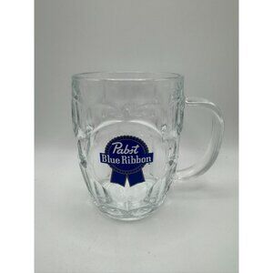 Pabst Blue Ribbon Dimpled Beer Mug Stein